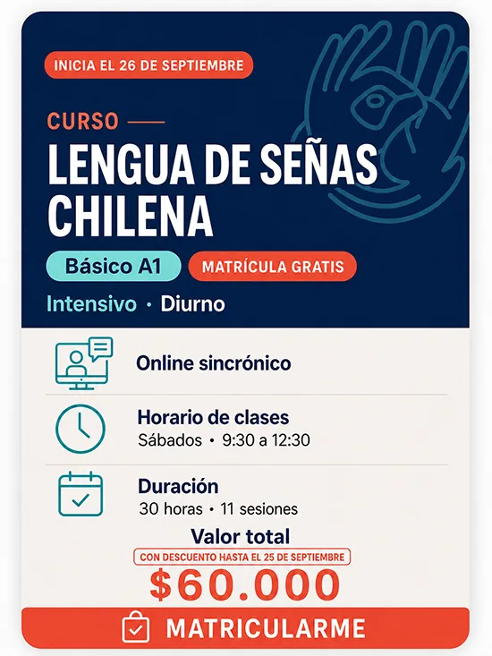Curso LSCH Básico A1 - Diurno