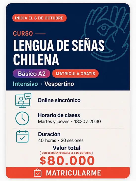 Curso LSCH Básico A2 - Vespertino